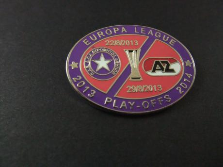 Europa League voetbal ( Play Offs 2013 4e voorronde) AZ-Atromitos ( Griekenland) uitslag 0-1